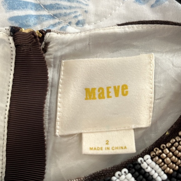 Anthro MaEVe Pleated dress - Picture 4 of 6